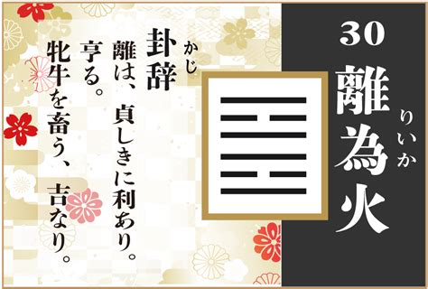 離為火感情|離為火（りいか）の解説 ｜ 易経独